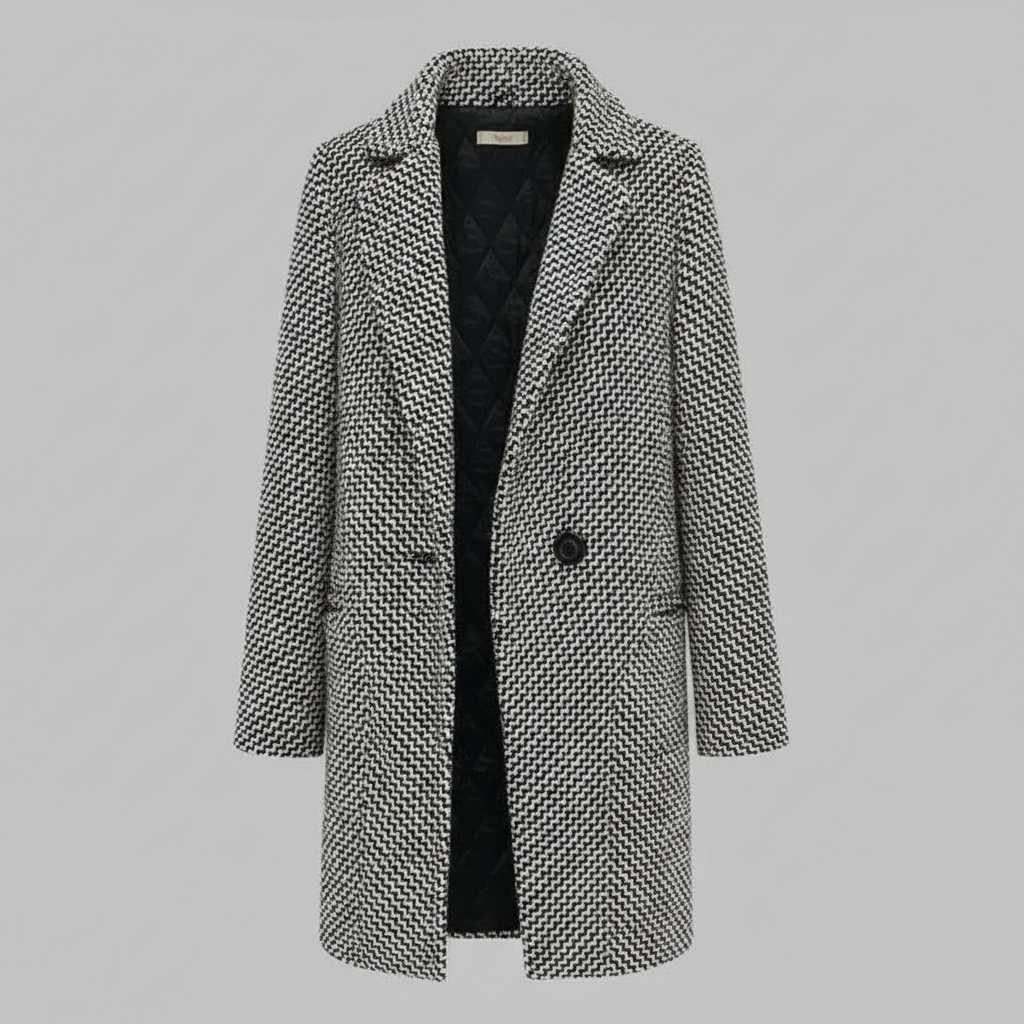 Eleganter Wollmantel Damen Winter | Langer Wintermantel