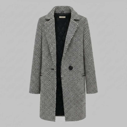 Eleganter Wollmantel Damen Winter | Langer Wintermantel