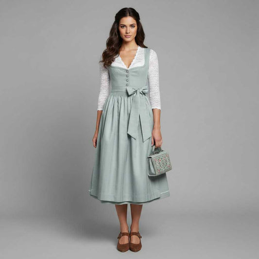 Elegantes Dirndl Set mit Bluse | Trachtenmode Damen