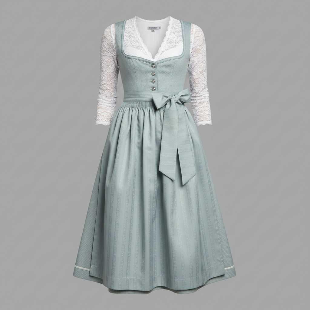 Elegantes Dirndl Set mit Bluse | Trachtenmode Damen