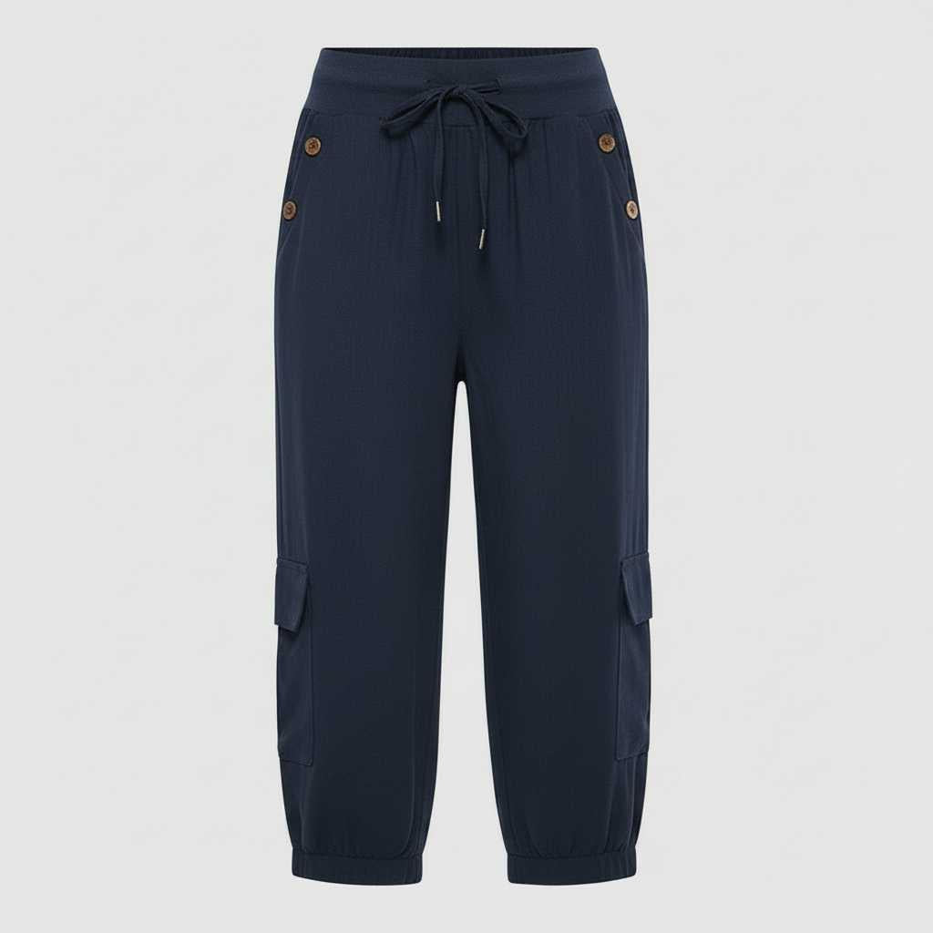 Jana | Freizeithose Damen mit Elastischem Bund und Taschen