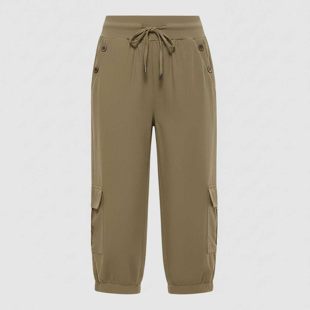 Jana | Freizeithose Damen mit Elastischem Bund und Taschen