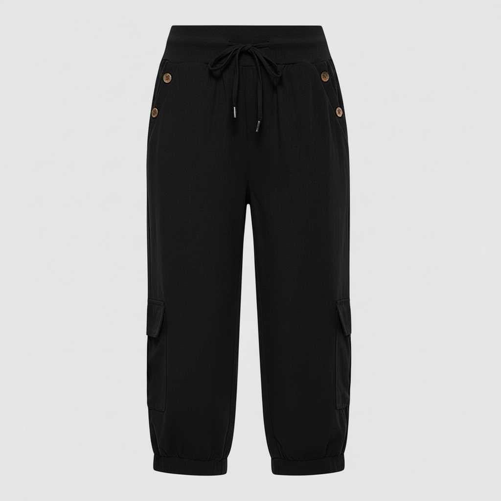 Jana | Freizeithose Damen mit Elastischem Bund und Taschen