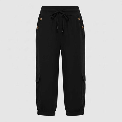 Jana | Freizeithose Damen mit Elastischem Bund und Taschen