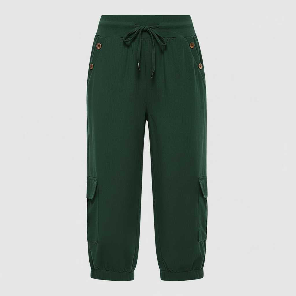 Jana | Freizeithose Damen mit Elastischem Bund und Taschen