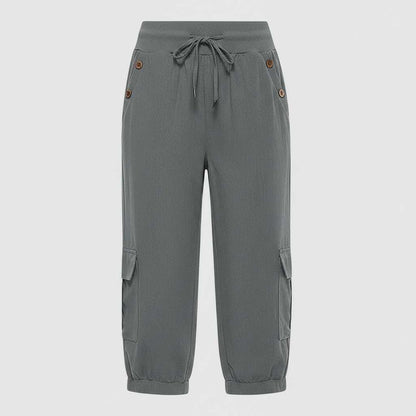 Jana | Freizeithose Damen mit Elastischem Bund und Taschen