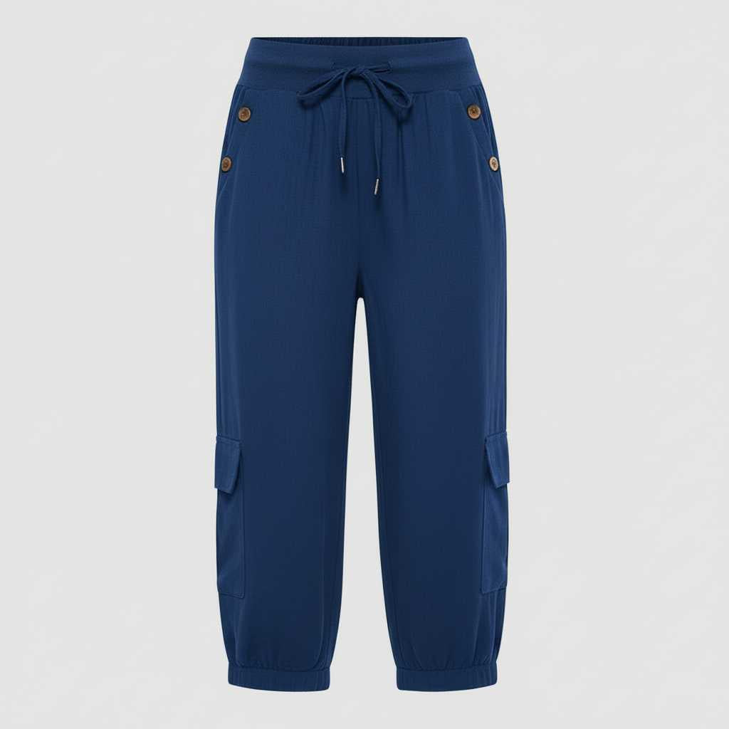 Jana | Freizeithose Damen mit Elastischem Bund und Taschen