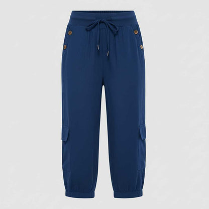 Jana | Freizeithose Damen mit Elastischem Bund und Taschen