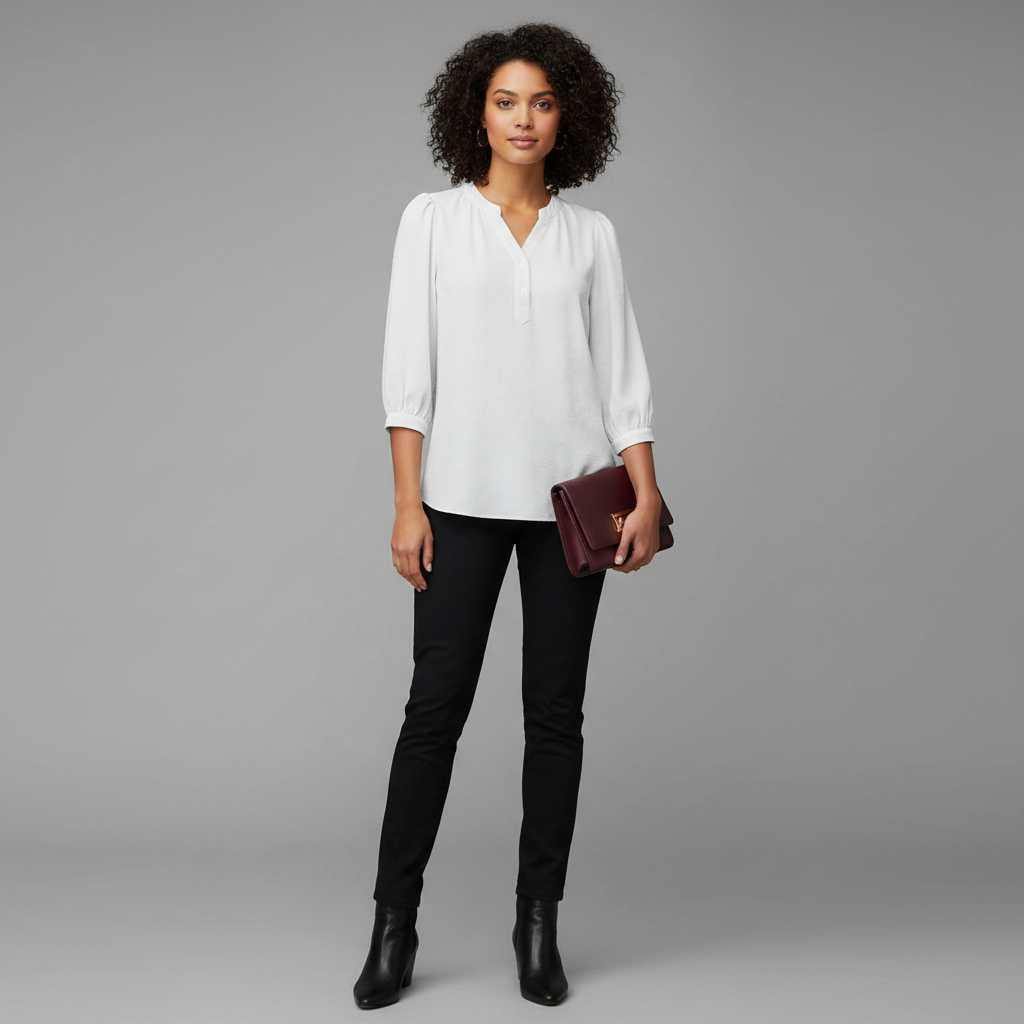Patchwork Damenbluse | Modische Bluse für Vielseitige Outfits