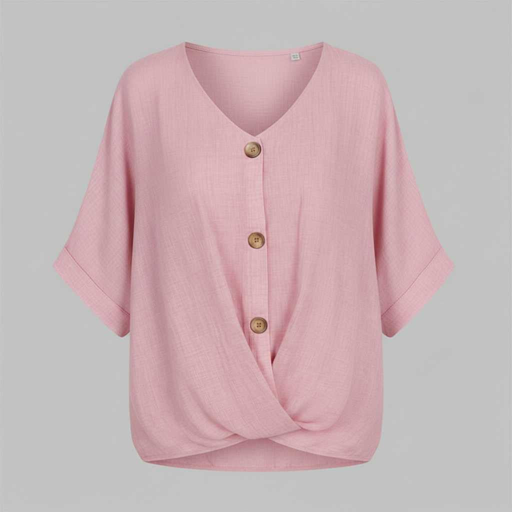 Vielseitige Damenbluse mit V-Ausschnitt | Elegante Bluse