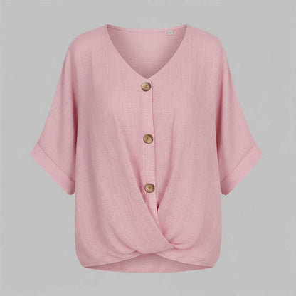 Vielseitige Damenbluse mit V-Ausschnitt | Elegante Bluse